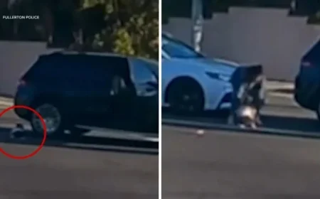 Fullerton Mother Arrested After Toddler Falls from Moving SUV