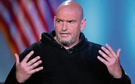 Fetterman Urges Trump to Dismiss Homeland Security’s Kristi Noem