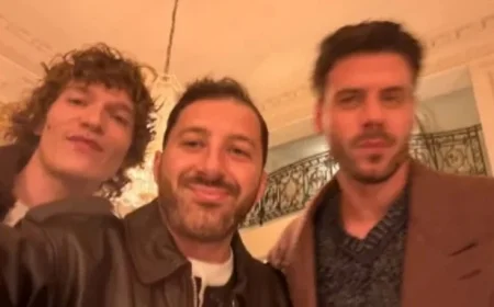 Connor Storrie and François Arnaud Unite in Paris for Fashion Week