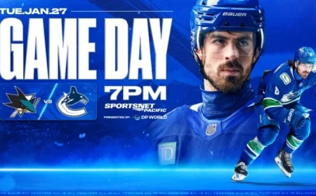 Canucks Dominate as They Face Off Against Sharks