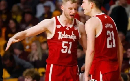Nebraska Faces Michigan Short-Handed Without Mast, Frager