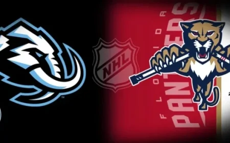 Florida Panthers Clash with Utah Mammoth in Gameday 52 Showdown