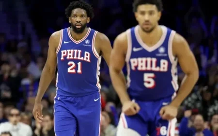 Grimes Leaves; Embiid, PG Set for Sixers vs. Bucks Game