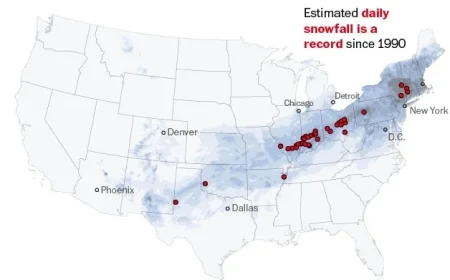 Record-Breaking Snowfall: Discover How Much Fell and Where