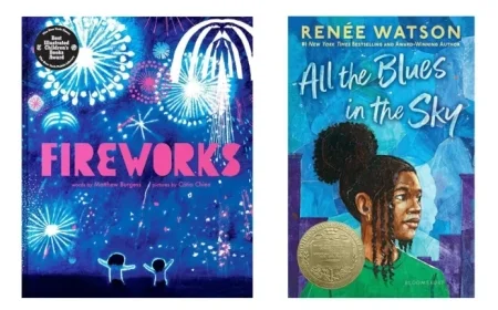 “‘Fireworks’ Earns Caldecott, ‘All the Blues in the Sky’ Secures Newbery”