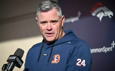 Broncos Dismiss OC Lombardi, WR Coach Colbert, CB Coach Lynch