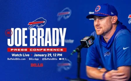 Watch Joe Brady’s Introductory Press Conference as Buffalo Bills Head Coach Live