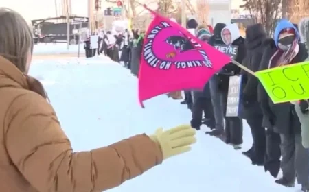 Lansing Protesters Rally Against Immigration Enforcement After Minnesota Shooting