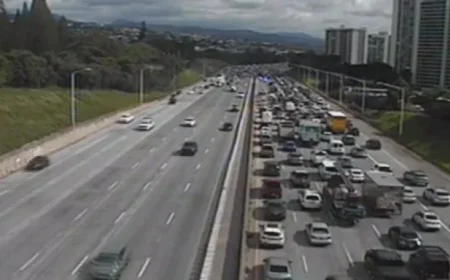 Fatal H-1 Freeway Crash Leaves One Dead, Six Injured