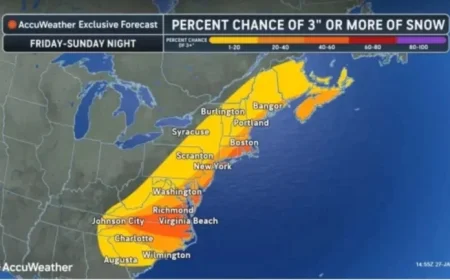 New Jersey Forecast: Weekend Storm Could Bring Snow, Strong Winds, and Flooding