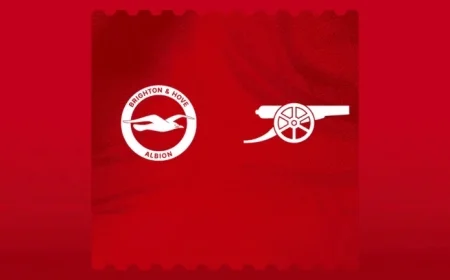 Brighton & Hove Albion vs. Arsenal: Ticket Details Released