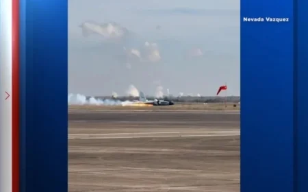 NASA Plane Makes Emergency Belly Landing at Ellington Field Due to Mechanical Issue