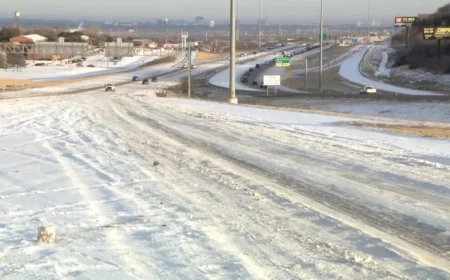 Improved DFW Roads Still Face Icy Patches on Side Roads, Highways