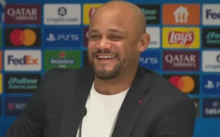 Kompany Responds to Bosz’s NAC Comparison with Humor