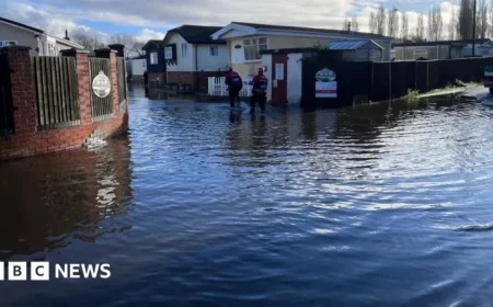 River Threat Forces Evacuation of Iford Bridge Home Park Residents