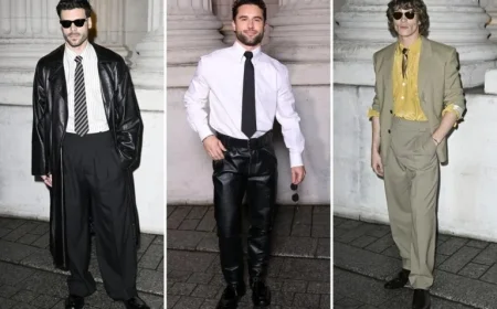 “Saint Laurent Paris Show Welcomes ‘Heated Rivalry’ Cast”