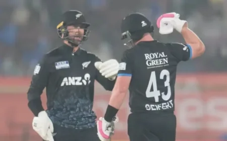 Tim Seifert, Devon Conway Shine with Record Opening Stand in India-New Zealand T20