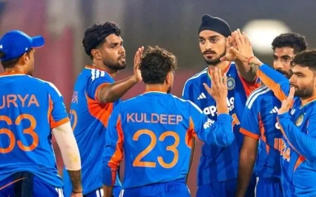 Rinku Singh Shines with Four Catches in T20I Against New Zealand