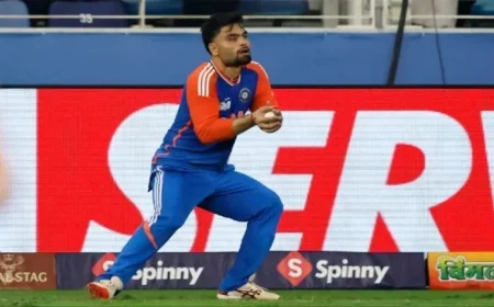 Rinku Singh Sets Record for Most T20I Catches for India