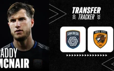San Diego FC Transfers Paddy McNair to Hull City