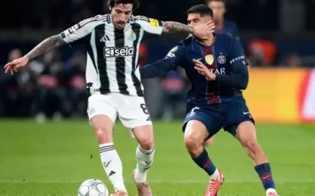 Champions League: Newcastle Levels with PSG; Marseille Trails Brugge, Monaco Holds Juventus