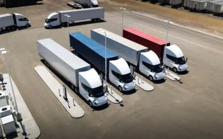 Pilot and Tesla Collaborate on Semi Charger Network for Fleets