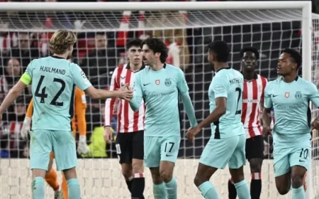 Sporting de Portugal Edges Athletic Bilbao 3-2 in Champions League Thriller