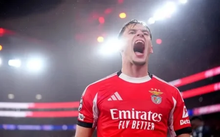 Benfica Triumphs 4-2 Over Real Madrid in UEFA Champions League