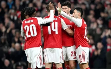 Arsenal Tops Group, Real Madrid Heads to Play-offs: Champions League Wrap-up