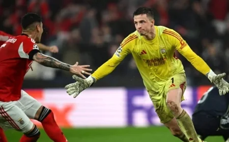 Benfica Defeats Real Madrid 4-2; Trubin Scores, Sending Madrid to Play-offs