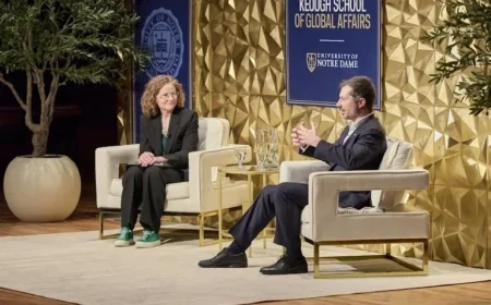 Pete Buttigieg Returns to Notre Dame as Former South Bend Mayor