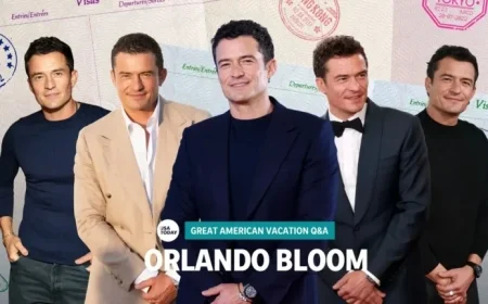 Orlando Bloom Strives to Earn His Relaxation on the Beach