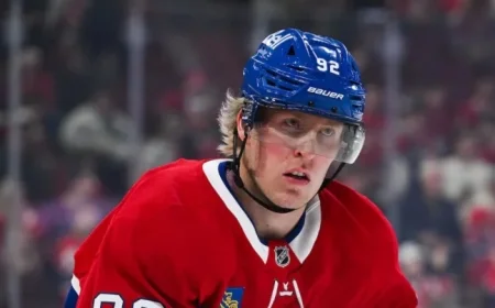 Laine Joins First Line at Canadiens Practice