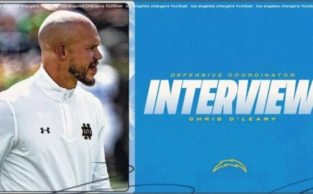 Chargers Confirm Interview with Chris O’Leary for Defensive Coordinator