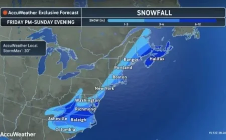 N.J. Faces Blizzard as ‘Bomb Cyclone’ Threatens 3-6 Inches of Snow