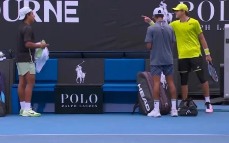 Aussie Sparks Controversy in Heated Junior Doubles Victory Scene