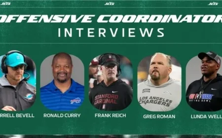 Jets Finalize Initial Interviews for Offensive Coordinator Role