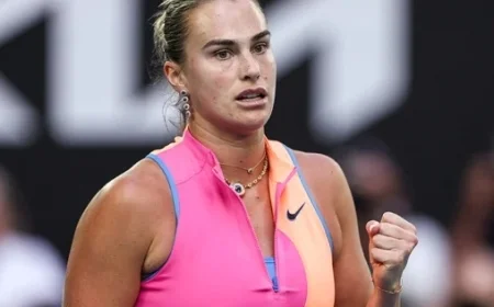 Sabalenka Advances to Fourth Consecutive Australian Open Women’s Final