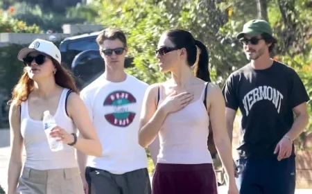 Joey King and Logan Lerman Enjoy Double Date Dog Walk