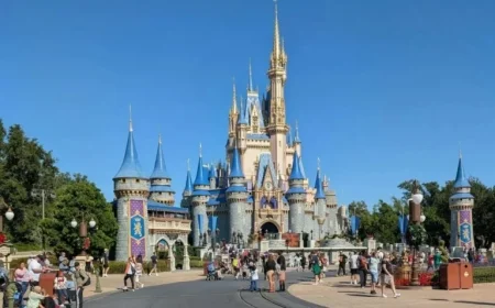 Extreme Cold Closes Disneyland and Universal Water Parks in Orlando, USA