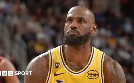 LeBron James Sheds Tears in Lakers’ Loss to Cleveland Cavaliers