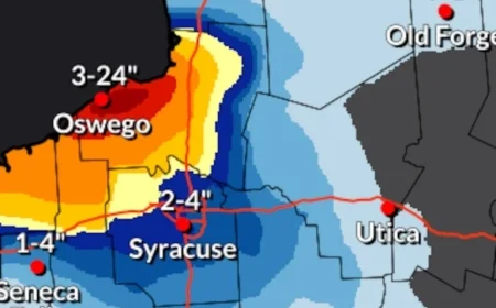 Oswego County Braces for 1-2 Feet More Lake Effect Snow Thursday