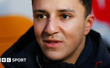 Isack Hadjar Crashes New Red Bull in Wet Barcelona F1 Testing