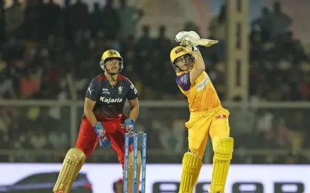 Royal Challengers Bengaluru Defeat UP Warriorz by Eight Wickets in WPL Clash