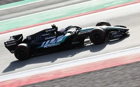 Mercedes Shines as Aston Martin Finally Debuts