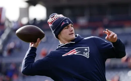 Drake Maye Commits to Reaching Full Health Potential