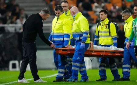 Robin van Persie Watches as Son Shaqueel Gets Stretchered Off in Heartbreaking Moment