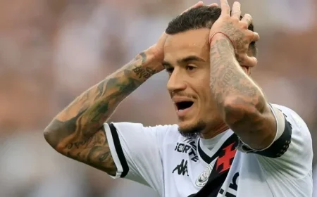 Coutinho Scores for Mirassol Against Vasco; Celebration Turns Into Treatment