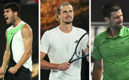 Australian Open Semis: Alcaraz-Zverev, Sinner-Djokovic; Tennis Australia Addresses Privacy Concerns