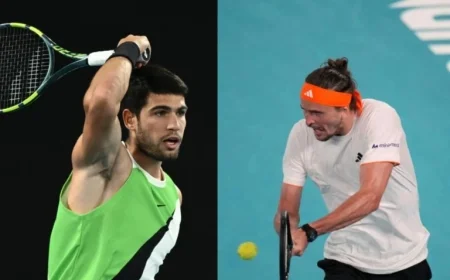 Carlos Alcaraz Faces Alexander Zverev in Australian Open Semifinal Live